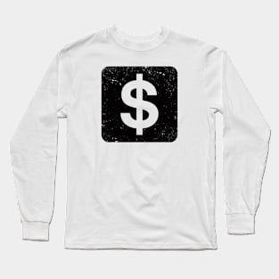 Dollar Sign Long Sleeve T-Shirt